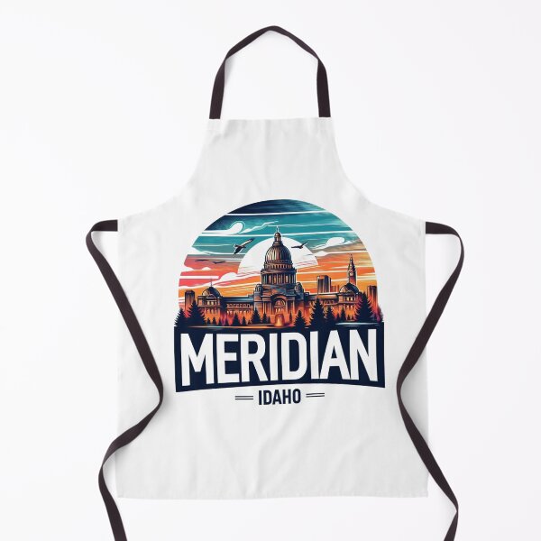 Item preview, Meridian Idaho, Watercolor Illustration designed and sold by PaintMeWorld.