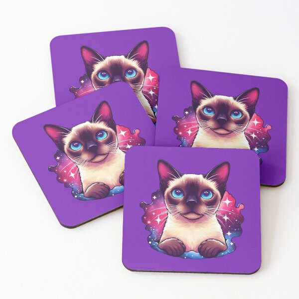 Item preview, Siamese Cat in the Galaxy designed and sold by unepommedeterre.