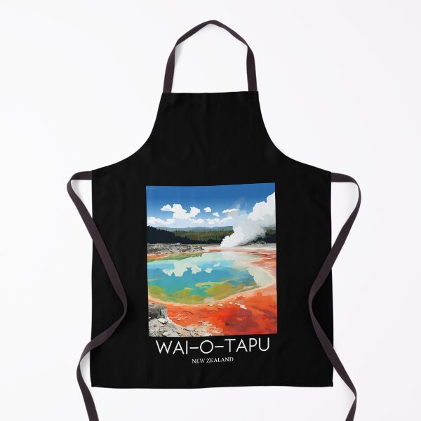 Artikelvorschau, A Pop Art Travel Print of Wai-O-Tapu Thermal - New Zealand entworfen und verkauft von StudioRedKoala.