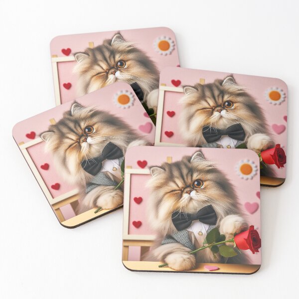 Item preview, Charm in Motion: A Pretty Cat Winning on Two Back Legs designed and sold by autrouvetout.