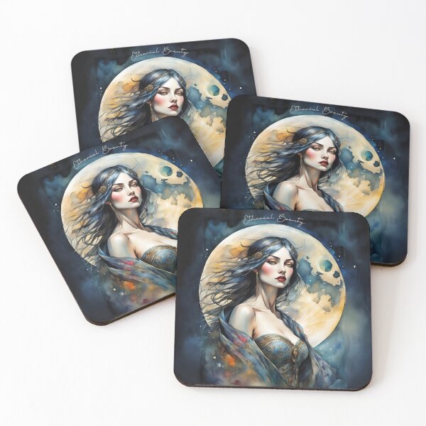 Item preview, Selene the Moon Goddess Greek Mythology Drawing Quote designed and sold by TheLocoShop.