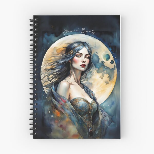 Item preview, Selene the Moon Goddess Greek Mythology Drawing Quote designed and sold by TheLocoShop.