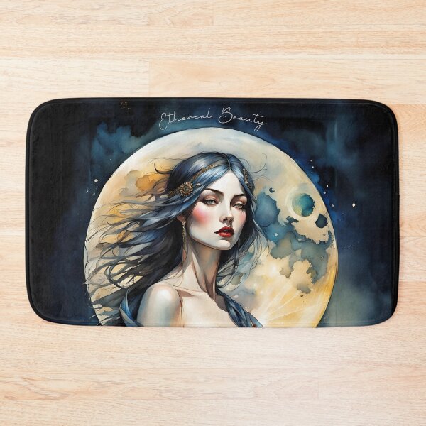 Item preview, Selene the Moon Goddess Greek Mythology Drawing Quote designed and sold by TheLocoShop.