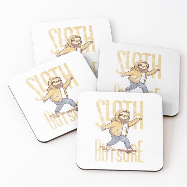 Item preview, Surfer Sloth surfing a Surfskate, skateboard. designed and sold by kongkorakrich.