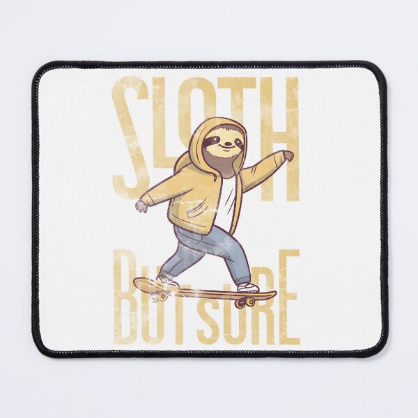 Item preview, Surfer Sloth surfing a Surfskate, skateboard. designed and sold by kongkorakrich.
