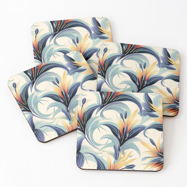 Item preview, Floral swirls designed and sold by Artdroid.