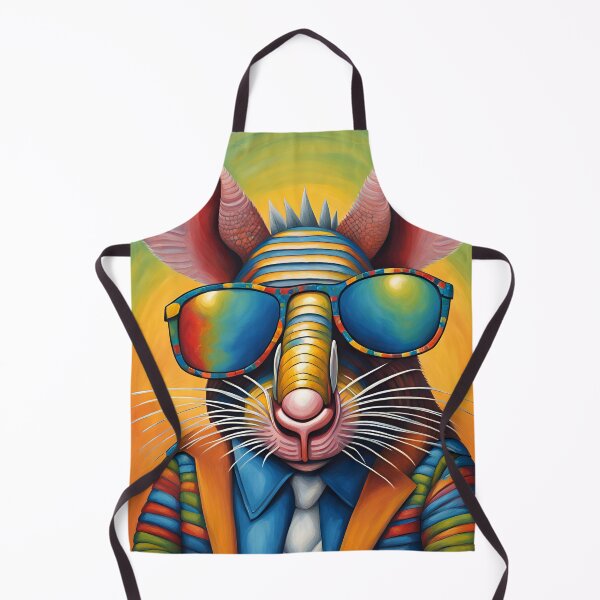 Item preview, Funky Armadillo - Sunglasses and striped suit designed and sold by SirenSeventyOne.