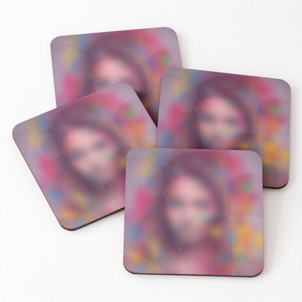 Item preview, Abstract Circle of Colorful Blurry Flowers on a Defocused Violet Background designed and sold by masabo.