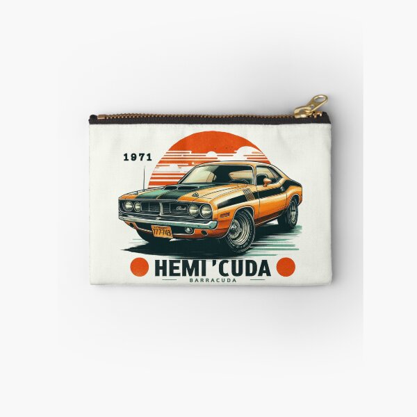 Item preview, 1971 Hemi 'Cuda Barracuda Muscle Car designed and sold by CreepyCornerArt.