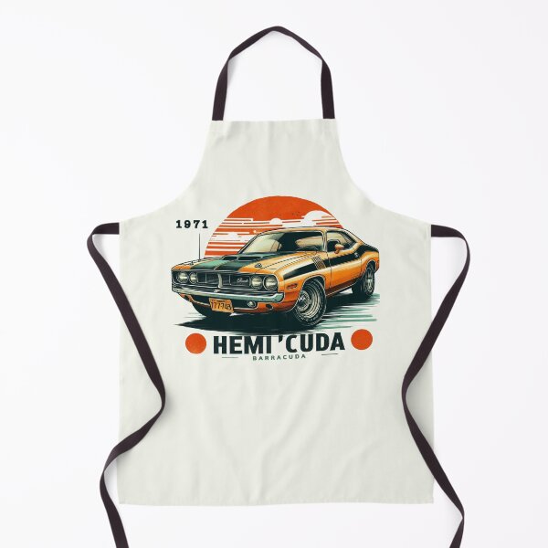 Item preview, 1971 Hemi 'Cuda Barracuda Muscle Car designed and sold by CreepyCornerArt.