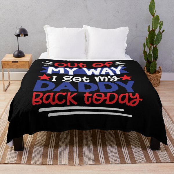 Item preview, Cool I Get My Daddy Back Today | Funny Military Child designed and sold by Pitchou07.