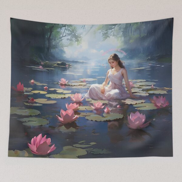 Item preview, Persephone Spring Goddess Art Drawing Lore Olympus Fanart designed and sold by TheLocoShop.