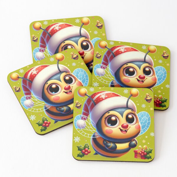 Item preview,  Adorable Little Chritmas Bee designed and sold by DigiDreamyArt.