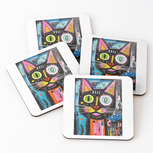 Item preview, Abstract cat  designed and sold by Cat loco.