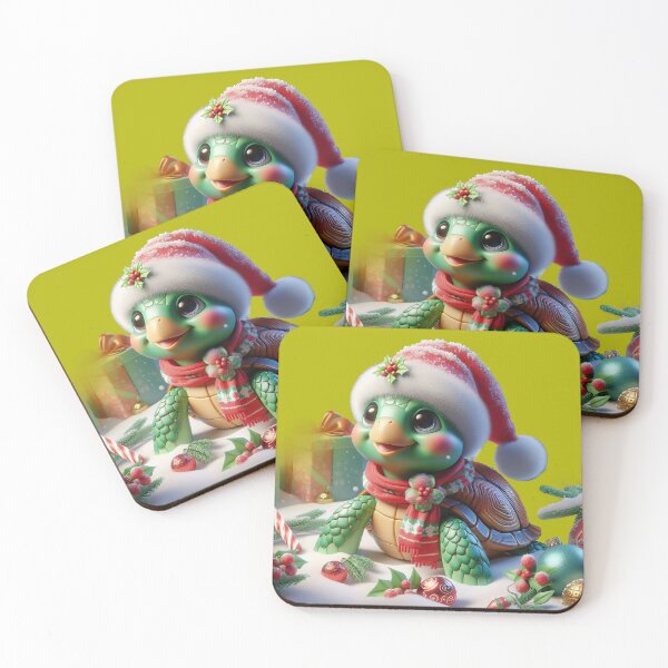 Item preview,  Adorable Little Christmas Turtle designed and sold by DigiDreamyArt.