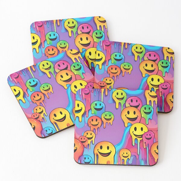 Item preview, Awesome Melting Holographic smiley faces designed and sold by PutiPato42.