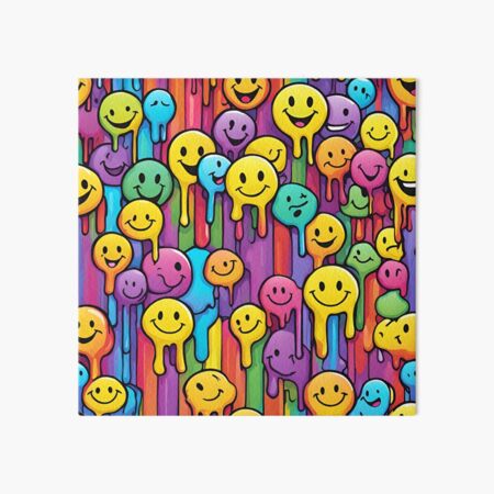 Smiley Faces Art Board Prints for Sale