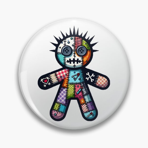 Item preview, Patchwork punk voodoo doll designed and sold by Truck Stop One.