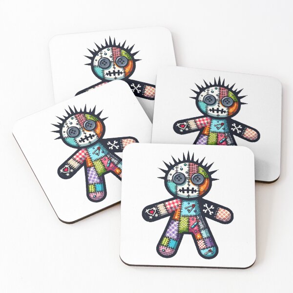 Item preview, Patchwork punk voodoo doll designed and sold by Truck Stop One.