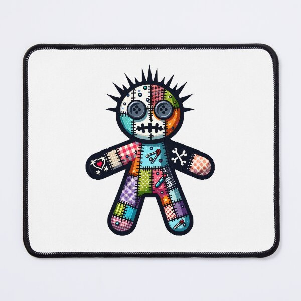 Item preview, Patchwork punk voodoo doll designed and sold by Truck Stop One.