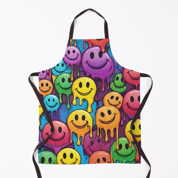 Item preview, Awesome Melting Holographic smiley faces rainbow colors designed and sold by PutiPato42.