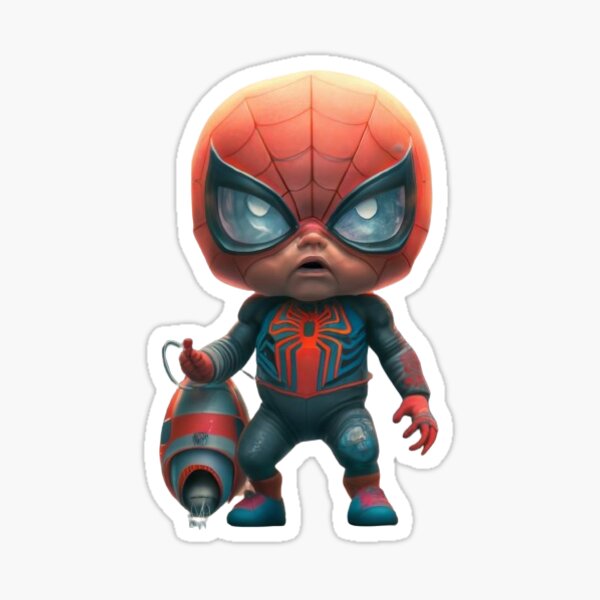 BAM! Action Spiderman Sticker, Spidey Stickers - Believe Rationally