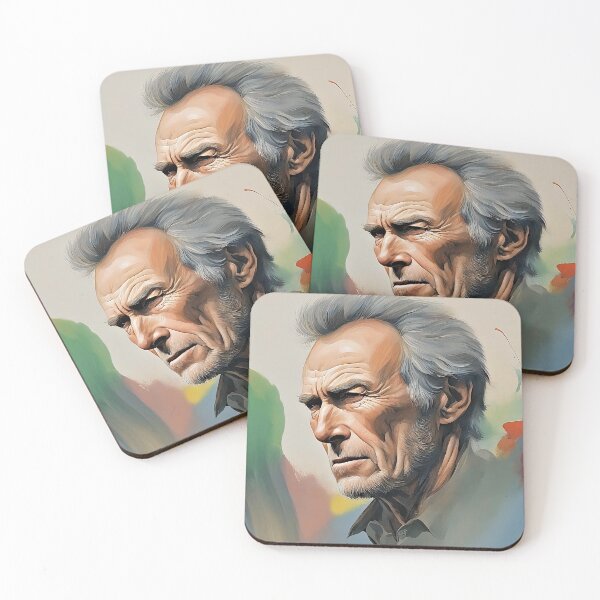 Item preview, Portrait of Clint Eastwood designed and sold by bogfl.