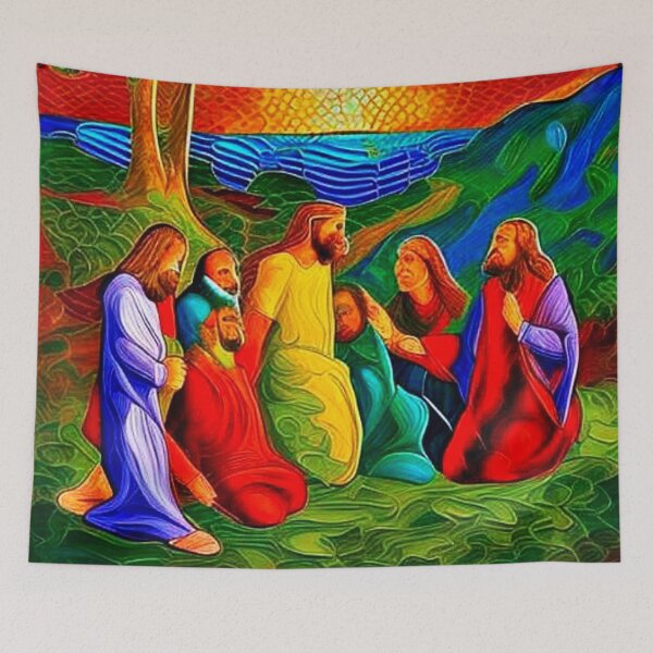 Item preview, Jesus Christ with Disciples designed and sold by George Hutton Hunter.