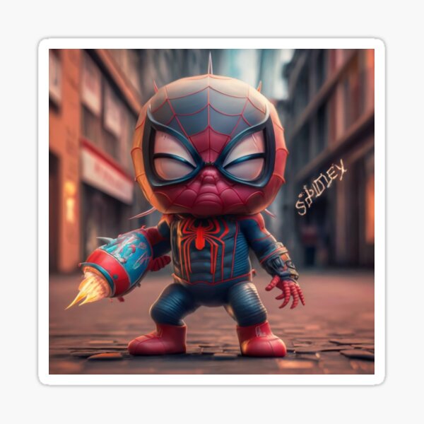 BAM! Action Spiderman Sticker, Spidey Stickers - Believe Rationally