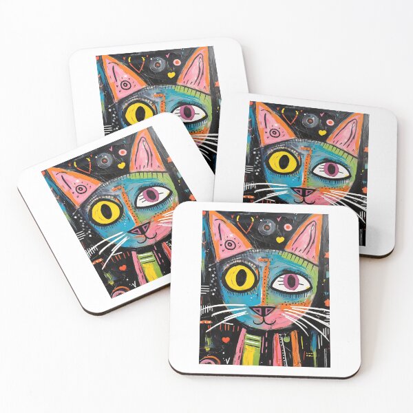 Item preview,  Abstract cat  designed and sold by Cat loco.