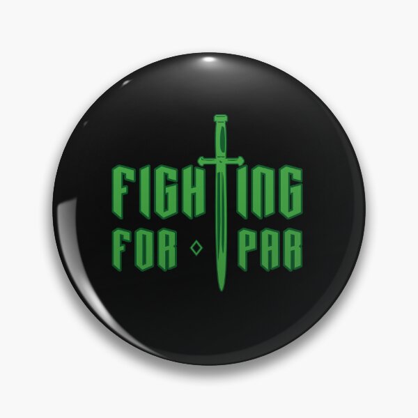 Item preview, Fighting 4 Par Golf Phrase Battle Sword Heroic Font Green designed and sold by FuddalanDesigns.