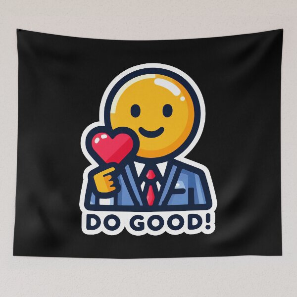 Item preview, DO GOOD Emoji Heart designed and sold by plushism.