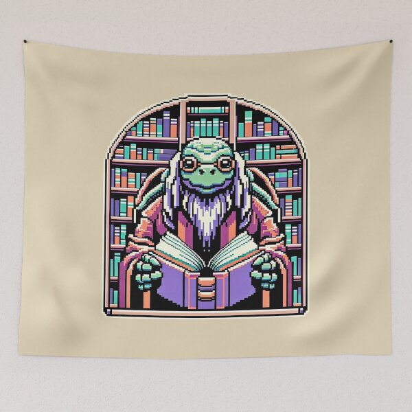 Item preview, Cybernetic Wisdom - Pixel Library Turtle Guardian designed and sold by PixelPunkster.