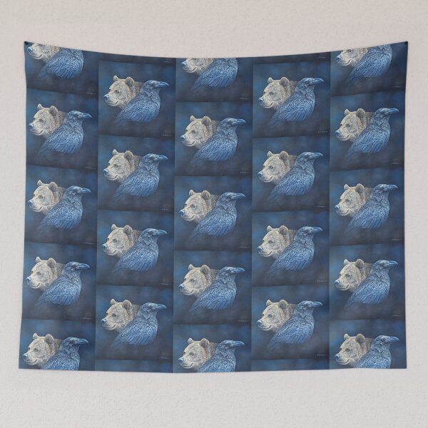 Item preview, Raven Law 'Bear and Raven' designed and sold by Anthony Harrison.