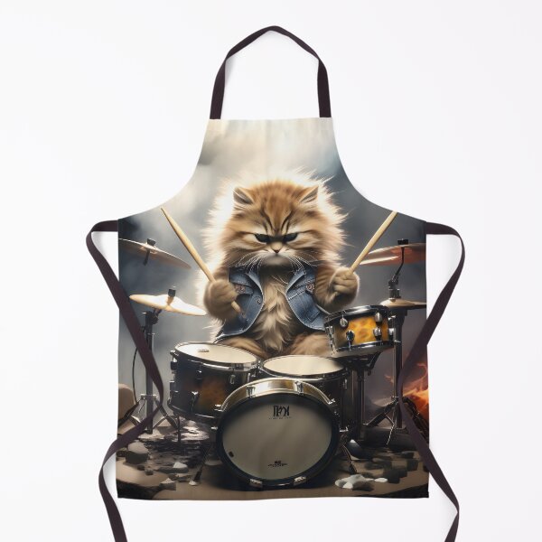 Item preview, Drum Cat - The Rolling Stones-Thrower designed and sold by LSVart.