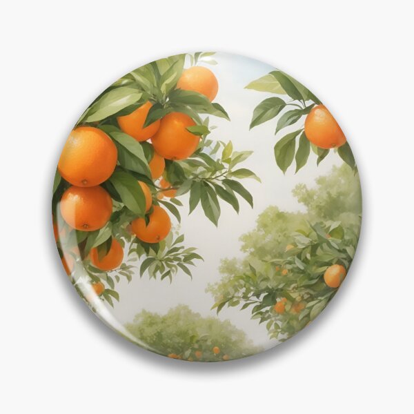 Item preview, Watercolor Orange in Garden Scenery designed and sold by Neranchara.