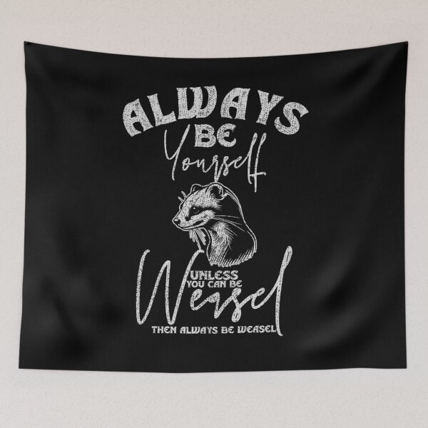 Item preview, Funny Weasel Ferret Joke Distressed Animal Graphic designed and sold by Myth-Creatures.