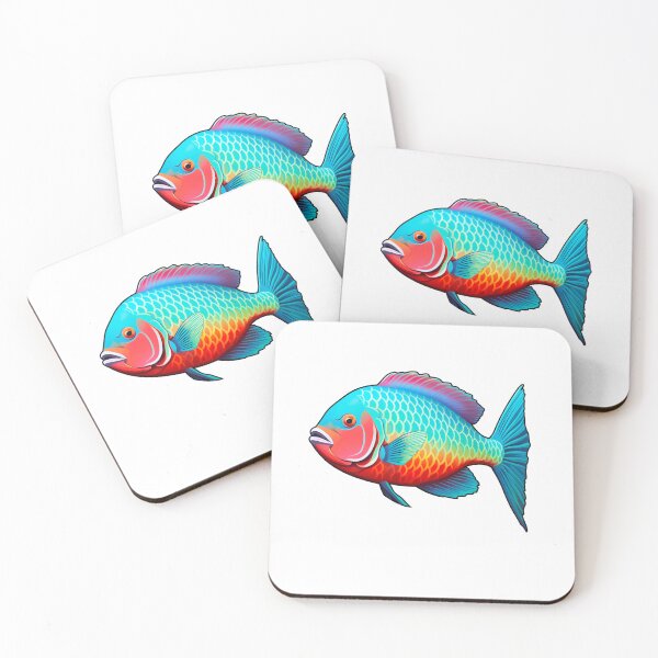 Item preview, Parrot fish designed and sold by DiveIntoDesigns.