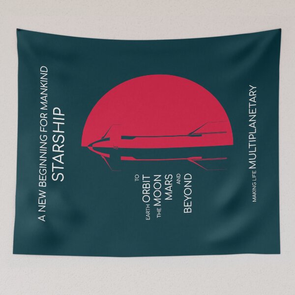 Item preview, Starship. A New Beginning for Mankind (Pop) designed and sold by BGALAXY.