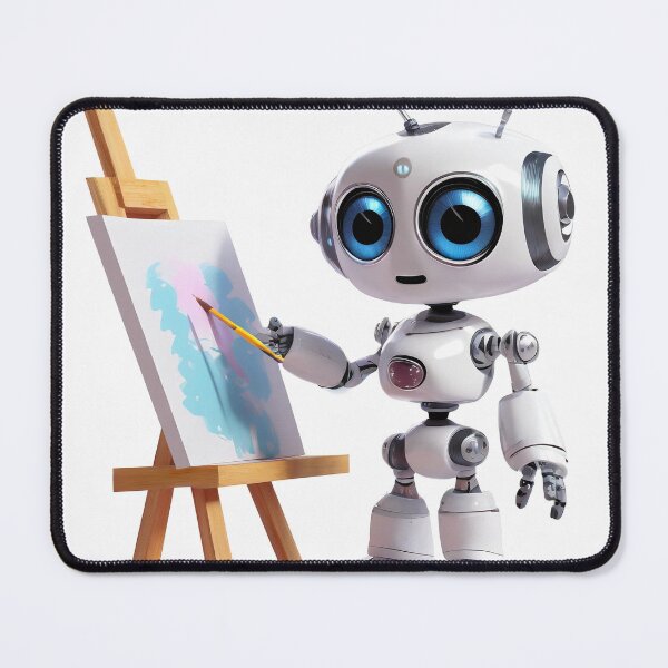 Item preview, Cute robot artist designed and sold by Westcoast Kids.