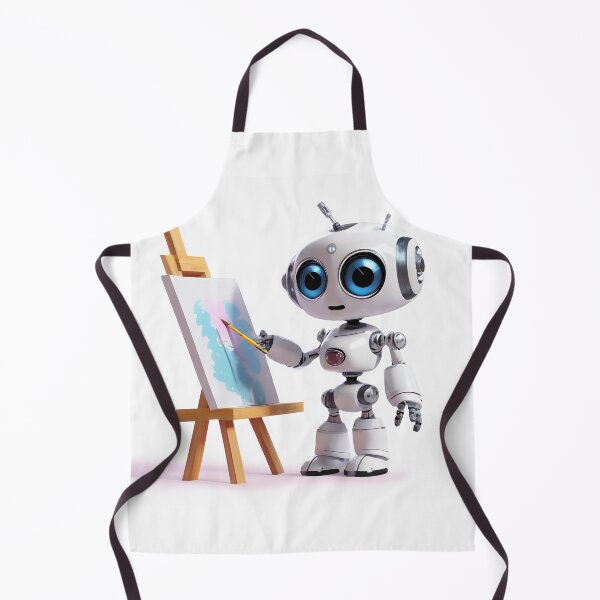 Item preview, Cute robot artist designed and sold by Westcoast Kids.
