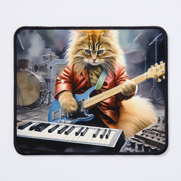 Item preview, Rhythm Cat - The Fur-ging Pumpkins designed and sold by LSVart.