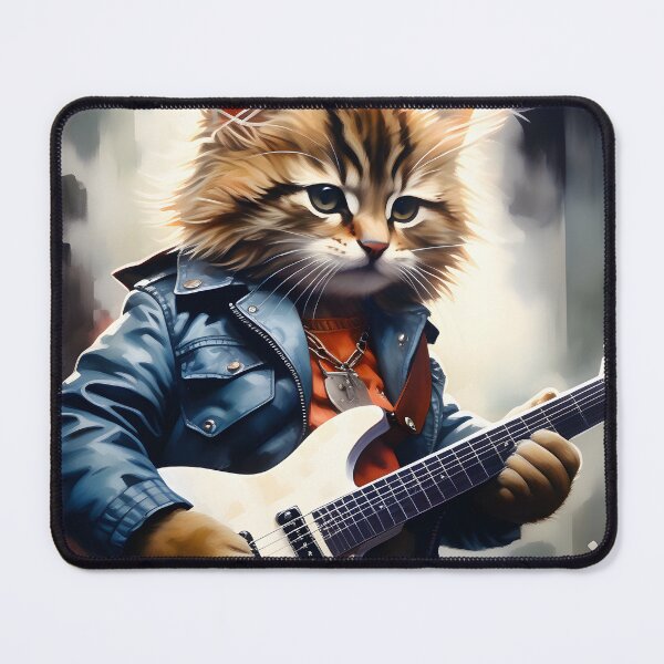 Item preview, Lead Guitar Cat - The Cat Zeppelin designed and sold by LSVart.