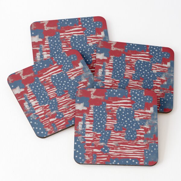 Item preview, Abstract American flag designed and sold by sri218.