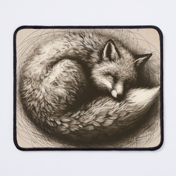Item preview, Dreamy Fox Embraced by Serenity designed and sold by PictorialWhimsy.
