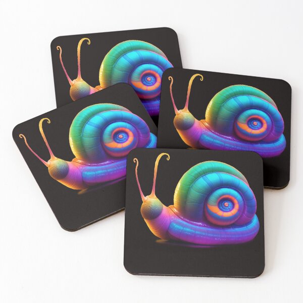 Item preview, NEON COLOR SNAIL designed and sold by tharusha fernando.