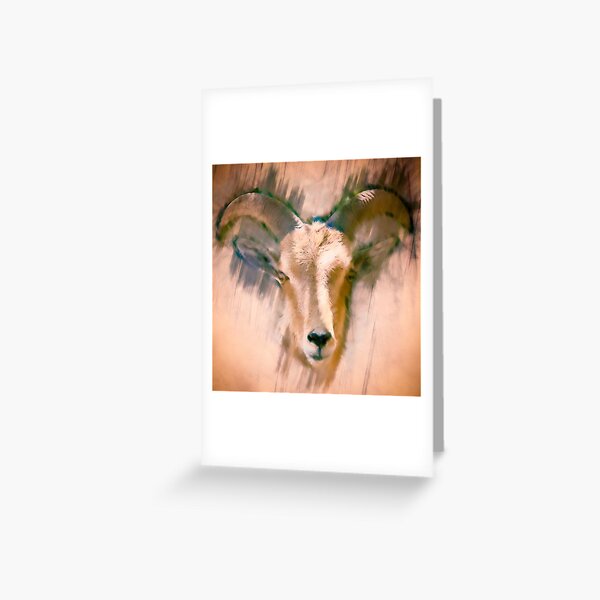 Goatart 2015 Greeting Card