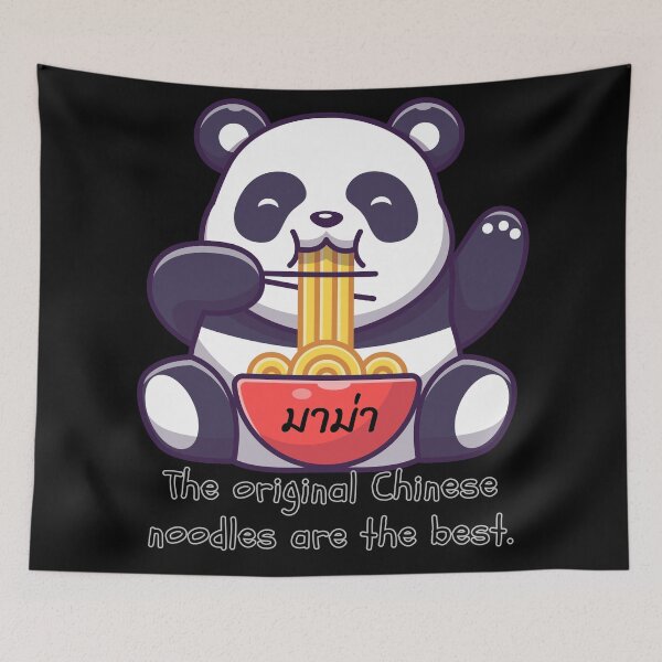 Item preview, The original Chinese noodles are the best, The Giant Panda is a symbolic animal of China.  Because it is found only in the black forests of Sichuan Province. designed and sold by attakorn.