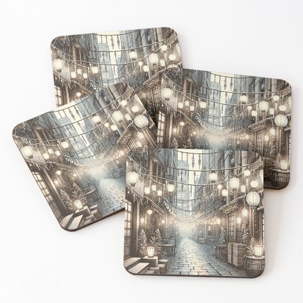 Item preview, Whispers of the Lantern-Lit Alley designed and sold by PictorialWhimsy.