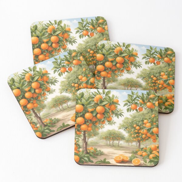 Item preview, Watercolor Orange in Garden Scenery designed and sold by Neranchara.